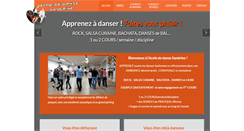 Desktop Screenshot of dansesandrine.com